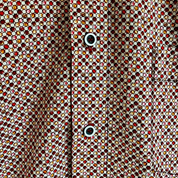 Eye-catching Polka Dot Party Shirt - Picture 1 of 3